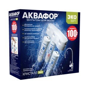 Проточная система Аквафор Кристалл Эко с обменом